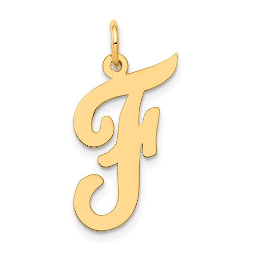 14k-large-script-letter-f-initial-charm-SolomonJeweler-Wichita-KS-CustomJewelry