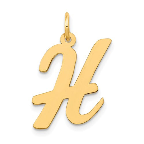14k-large-script-letter-h-initial-charm-SolomonJeweler-Wichita-KS-CustomJewelry
