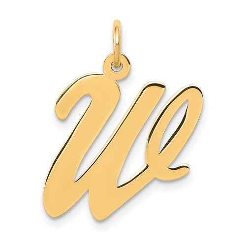 14k-large-script-letter-w-initial-charm-SolomonJeweler-Wichita-KS-CustomJewelry