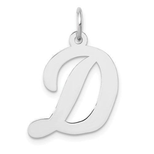 14k-white-gold-large-script-letter-d-initial-charm-SolomonJeweler-Wichita-KS-CustomJewelry