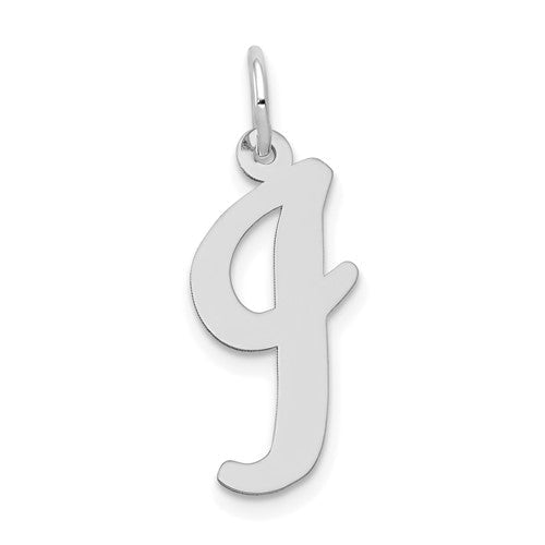 14k-white-gold-large-script-letter-i-initial-charm-SolomonJeweler-Wichita-KS-CustomJewelry