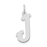 14k-white-gold-large-script-letter-j-initial-charm-SolomonJeweler-Wichita-KS-CustomJewelry