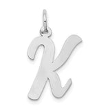 14k-white-gold-large-script-letter-k-initial-charm-SolomonJeweler-Wichita-KS-CustomJewelry