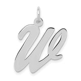 14k-white-gold-large-script-letter-w-initial-charm-SolomonJeweler-Wichita-KS-CustomJewelry