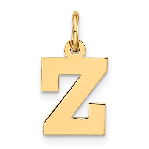 14k-small-block-initial-z-charm-SolomonJeweler-Wichita-KS-CustomJewelry
