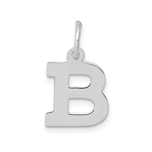 14kw-small-block-letter-b-initial-charm-SolomonJeweler-Wichita-KS-CustomJewelry