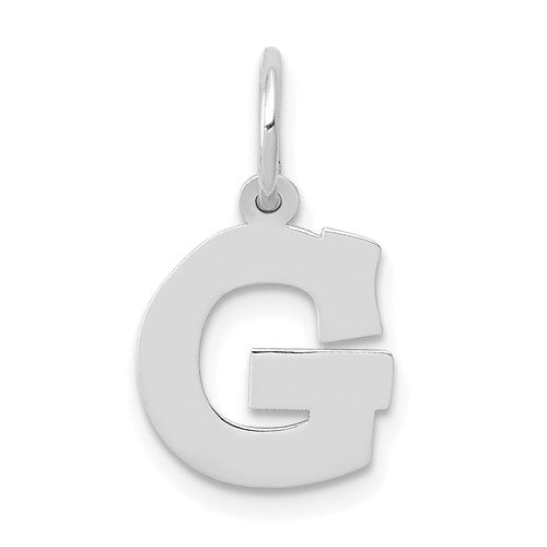 14kw-small-block-letter-g-initial-charm-SolomonJeweler-Wichita-KS-CustomJewelry