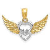 14k-and-white-rhodium-polished-hearts-w-wings-pendant-SolomonJeweler-Wichita-KS-CustomJewelry