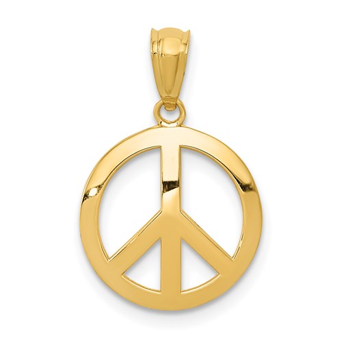 14k-polished-peace-sign-circle-pendant-SolomonJeweler-Wichita-KS-CustomJewelry