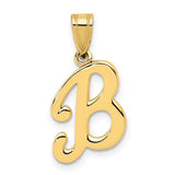 14ky-script-letter-b-initial-pendant-SolomonJeweler-Wichita-KS-CustomJewelry