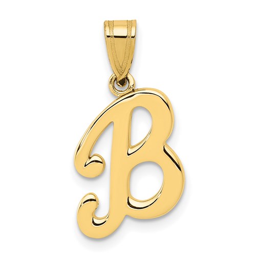 14ky-script-letter-b-initial-pendant-SolomonJeweler-Wichita-KS-CustomJewelry