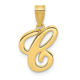 14ky-script-letter-c-initial-pendant-SolomonJeweler-Wichita-KS-CustomJewelry