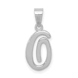 14kw-white-gold-script-letter-o-initial-pendant-SolomonJeweler-Wichita-KS-CustomJewelry