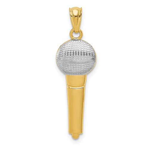 14k-and-rhodium-microphone-pendant-SolomonJeweler-Wichita-KS-CustomJewelry