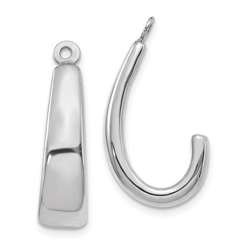 14k-white-gold-j-hoop-earring-jackets-SolomonJeweler-Wichita-KS-CustomJewelry