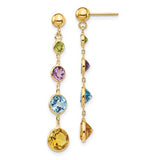 14k-multi-gemstone-dangle-post-earrings-SolomonJeweler-Wichita-KS-CustomJewelry