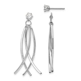 14k-white-gold-curved-dangles-with-cz-stud-earring-jackets-SolomonJeweler-Wichita-KS-CustomJewelry