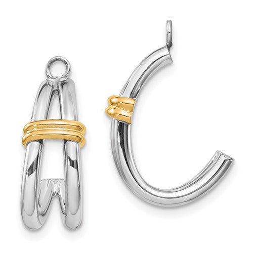 14k-two-tone-j-hoop-earring-jackets-SolomonJeweler-Wichita-KS-CustomJewelry