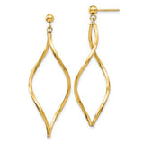 14k-twisted-post-dangle-earrings-SolomonJeweler-Wichita-KS-CustomJewelry