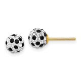 14k-black-and-white-crystal-6mm-post-earrings-SolomonJeweler-Wichita-KS-CustomJewelry