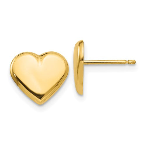 14k-heart-post-earrings-SolomonJeweler-Wichita-KS-CustomJewelry