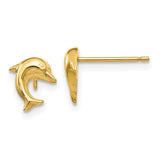 14k-small-dolphin-post-earrings-SolomonJeweler-Wichita-KS-CustomJewelry