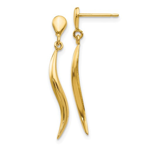 14k-polished-fancy-dangle-post-earrings-SolomonJeweler-Wichita-KS-CustomJewelry