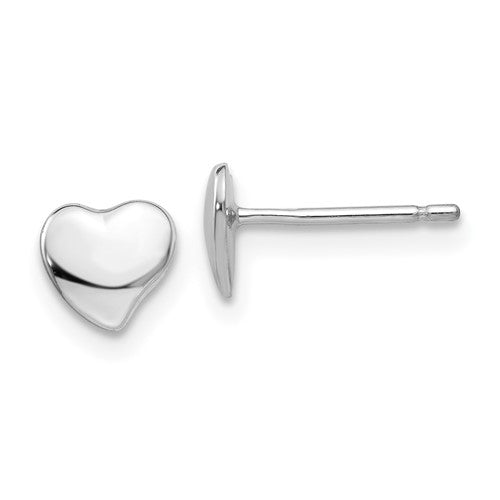 14k-white-polished-heart-post-earrings-SolomonJeweler-Wichita-KS-CustomJewelry