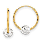 14k-polished-crystal-and-resin-bead-endless-hoops-SolomonJeweler-Wichita-KS-CustomJewelry