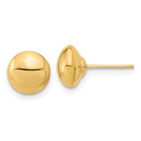 14k-polished-button-post-earrings-SolomonJeweler-Wichita-KS-CustomJewelry