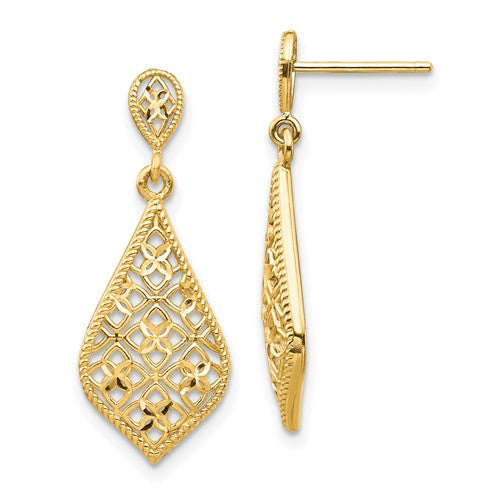 14k-fancy-dangle-post-earrings-SolomonJeweler-Wichita-KS-CustomJewelry