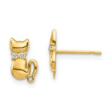14k-sitting-cat-cz-bowtie-stud-earrings-SolomonJeweler-Wichita-KS-CustomJewelry