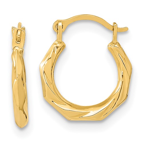 14k-polished-twist-hoop-earrings-SolomonJeweler-Wichita-KS-CustomJewelry