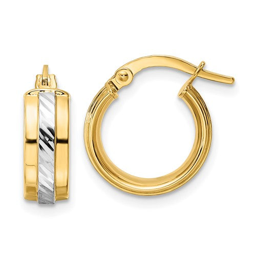 14k-w-white-rhodium-diamond-cut-hoop-earrings-SolomonJeweler-Wichita-KS-CustomJewelry