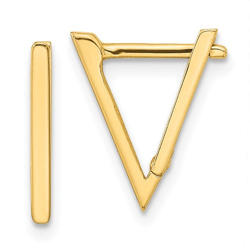 14k-polished-triangle-hoop-earrings-SolomonJeweler-Wichita-KS-CustomJewelry