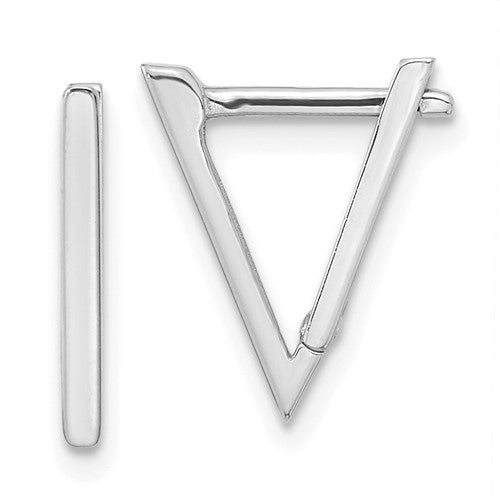 14k-white-gold-polished-triangle-hoop-earrings-SolomonJeweler-Wichita-KS-CustomJewelry