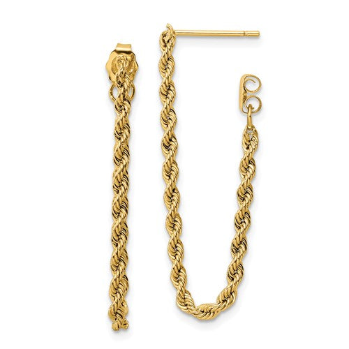 14k-polished-rope-dangle-earrings-SolomonJeweler-Wichita-KS-CustomJewelry