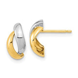 14k-gold-white-rhodium-fancy-teardrop-post-earrings-SolomonJeweler-Wichita-KS-CustomJewelry