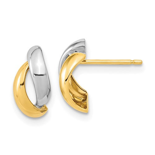 14k-gold-white-rhodium-fancy-teardrop-post-earrings-SolomonJeweler-Wichita-KS-CustomJewelry