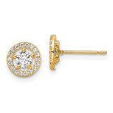 14k-cz-halo-stud-earrings-SolomonJeweler-Wichita-KS-CustomJewelry