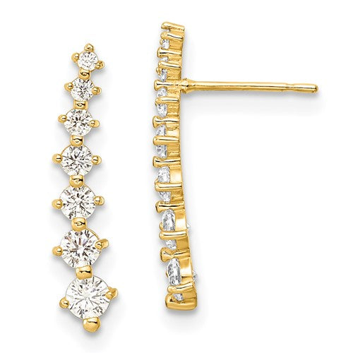 14k-polished-white-cz-post-earrings-SolomonJeweler-Wichita-KS-CustomJewelry