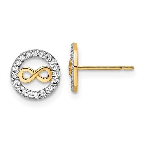 14k-cz-infinity-symbol-post-earrings-SolomonJeweler-Wichita-KS-CustomJewelry