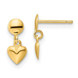 14k-polished-heart-post-dangle-earrings-SolomonJeweler-Wichita-KS-CustomJewelry
