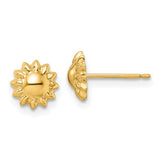 14k-polished-sun-post-earrings-SolomonJeweler-Wichita-KS-CustomJewelry
