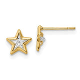 14k-cz-star-post-earrings-SolomonJeweler-Wichita-KS-CustomJewelry