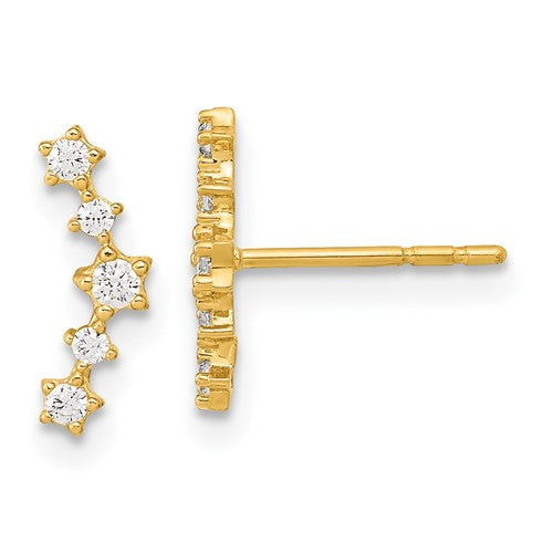 14k-polished-fancy-cz-post-earrings-SolomonJeweler-Wichita-KS-CustomJewelry