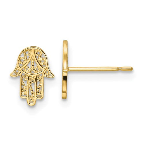 14k-hamsa-post-earrings-SolomonJeweler-Wichita-KS-CustomJewelry