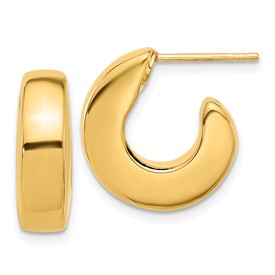 14k-polished-j-hoop-post-earrings-SolomonJeweler-Wichita-KS-CustomJewelry