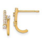 14k-polished-fancy-cz-post-j-hoop-earrings-SolomonJeweler-Wichita-KS-CustomJewelry