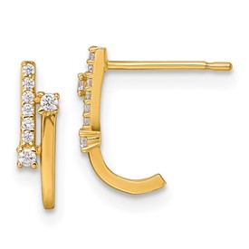 14k-polished-fancy-cz-post-j-hoop-earrings-SolomonJeweler-Wichita-KS-CustomJewelry
